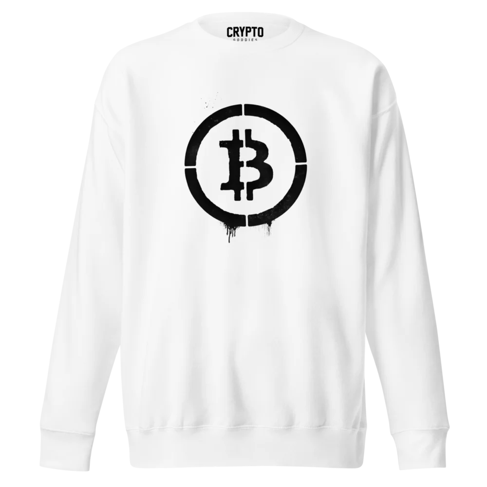 Bitcoin Stencil Sweatshirt