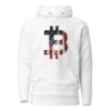Bitcoin USA Flag Hoodie