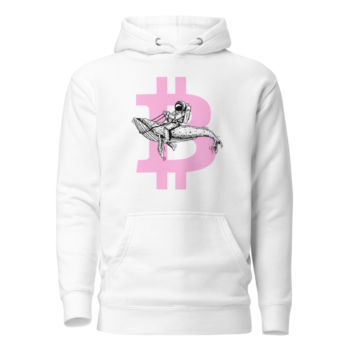 Bitcoin x Astronaut Flying Whale Hoodie