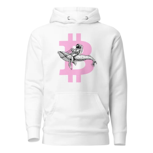 Bitcoin x Astronaut Flying Whale Hoodie