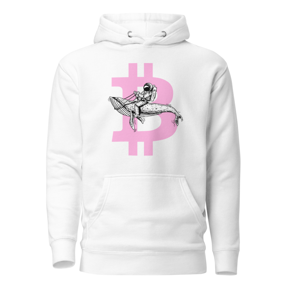 Bitcoin x Astronaut Flying Whale Hoodie