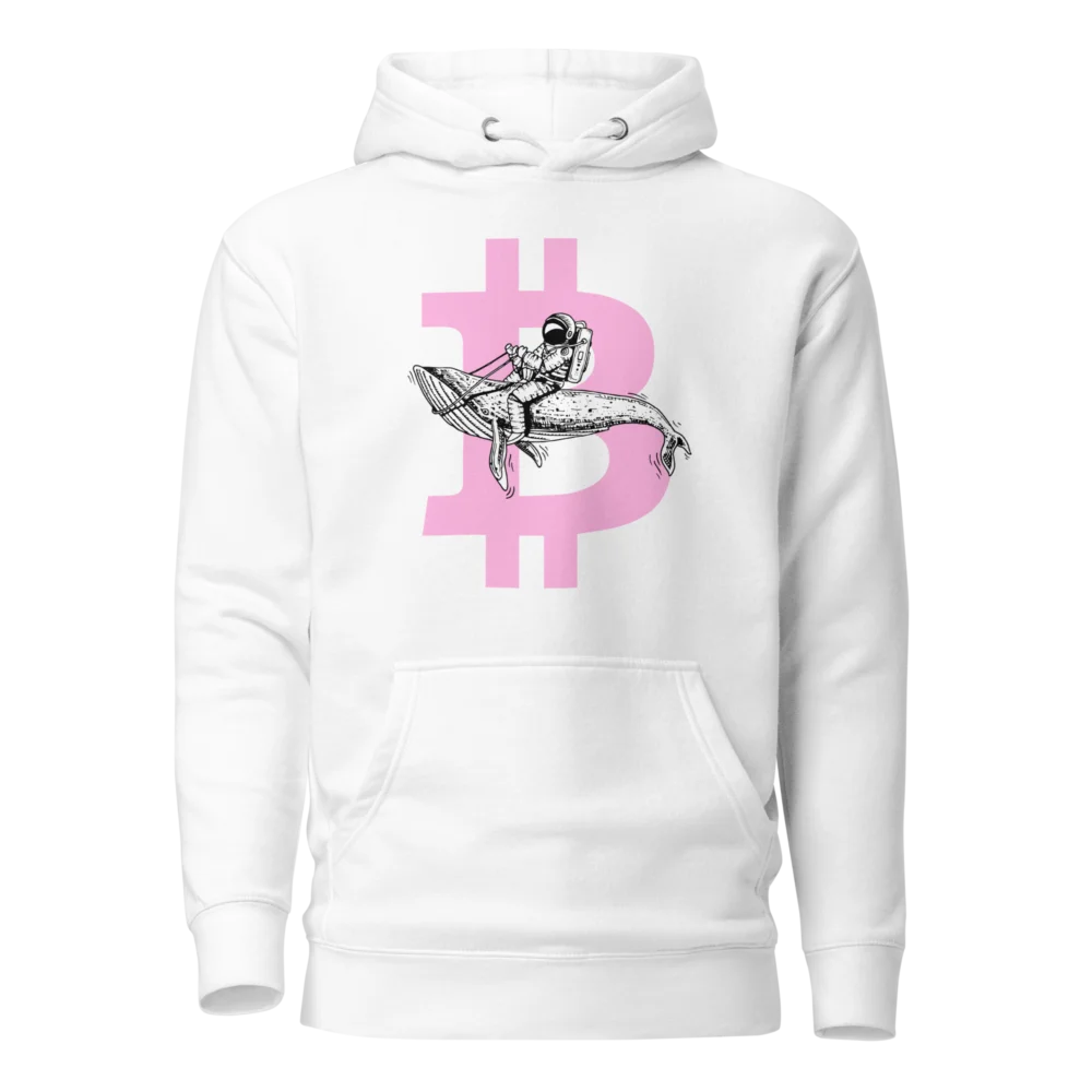Bitcoin x Astronaut Flying Whale Hoodie