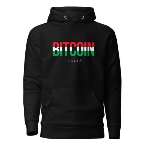 Bitcoin x Italian Flag Logo Hoodie