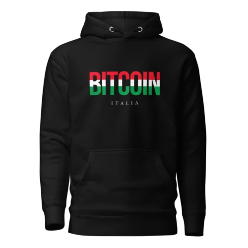 Bitcoin x Italian Flag Logo Hoodie