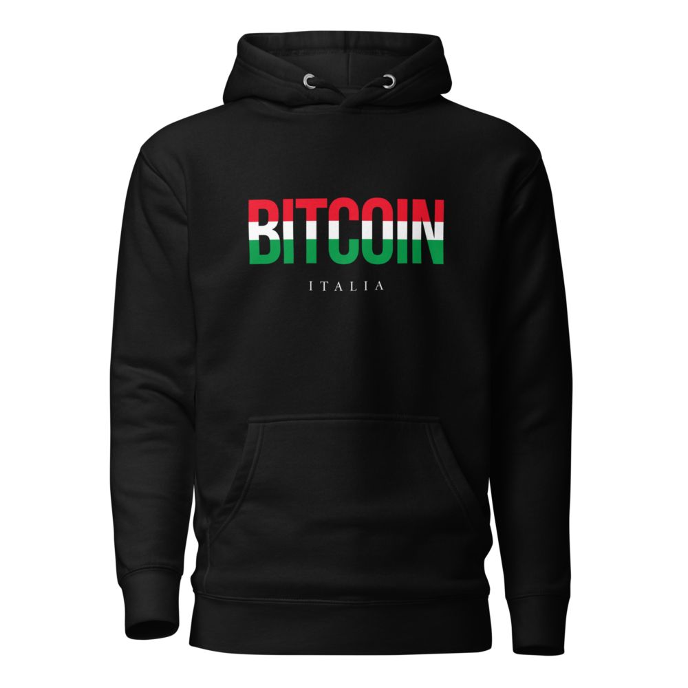 Bitcoin x Italian Flag Logo Hoodie