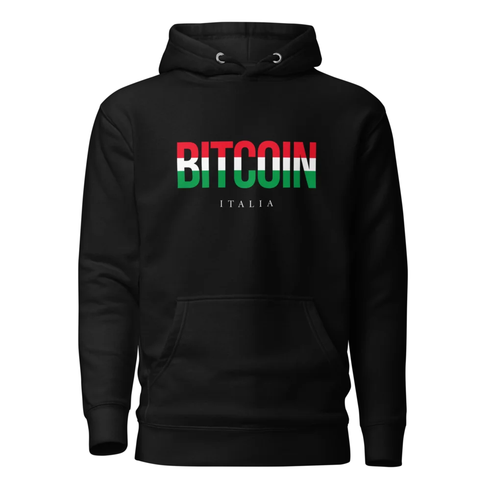 Bitcoin x Italian Flag Logo Hoodie