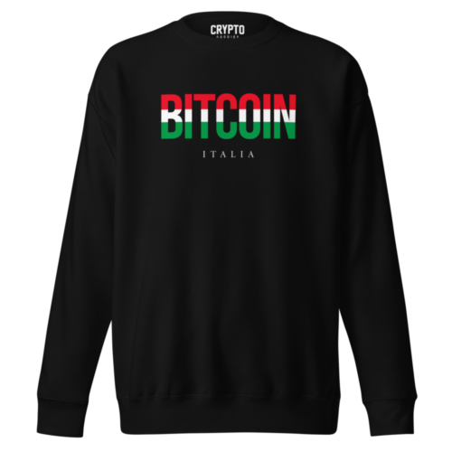 Bitcoin x Italian Flag Logo Sweatshirt