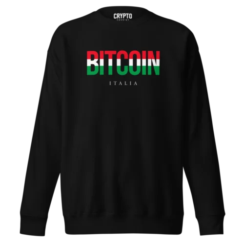 Bitcoin x Italian Flag Logo Sweatshirt