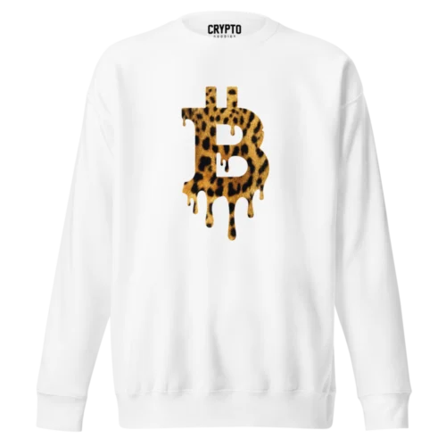 Bitcoin x Melting Leopard Sweatshirt