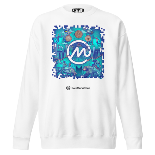 CoinMarketCap Illustration Doodle Sweatshirt