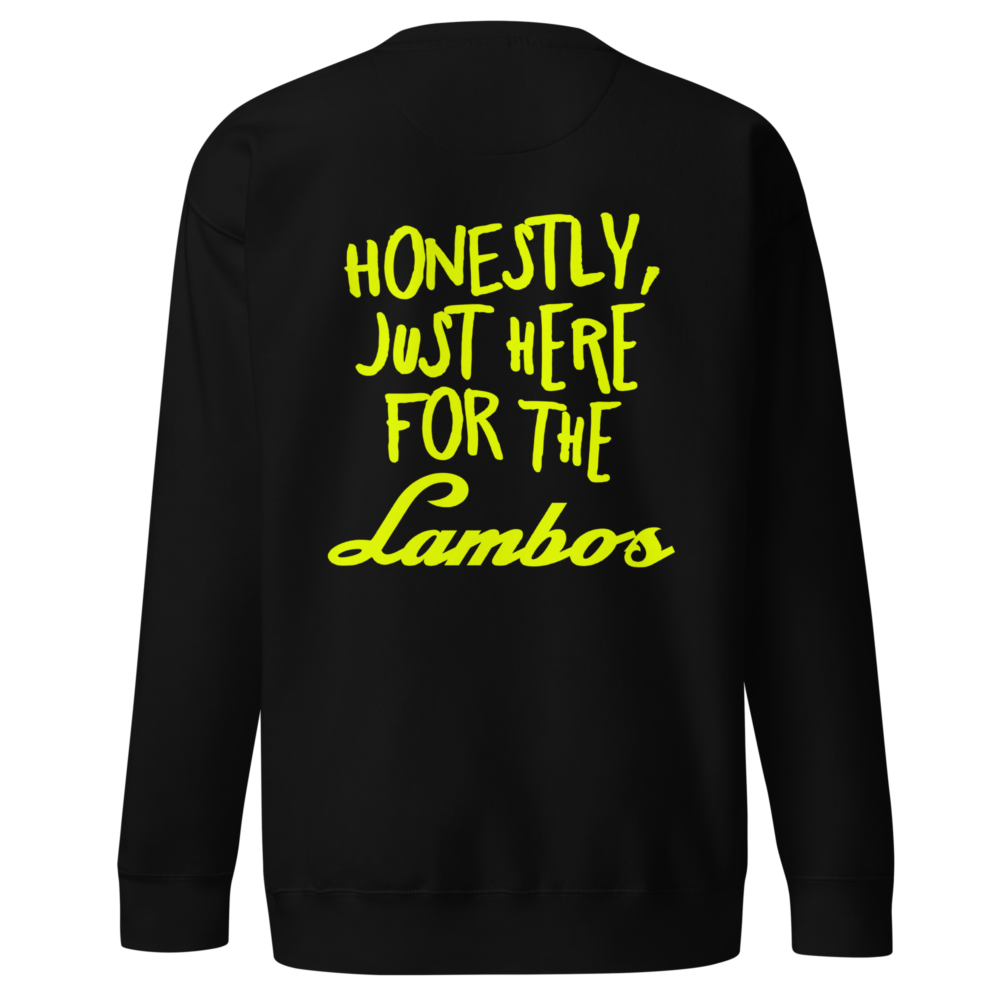 Crypto Goodies Here for the Lambos Sweatshirt