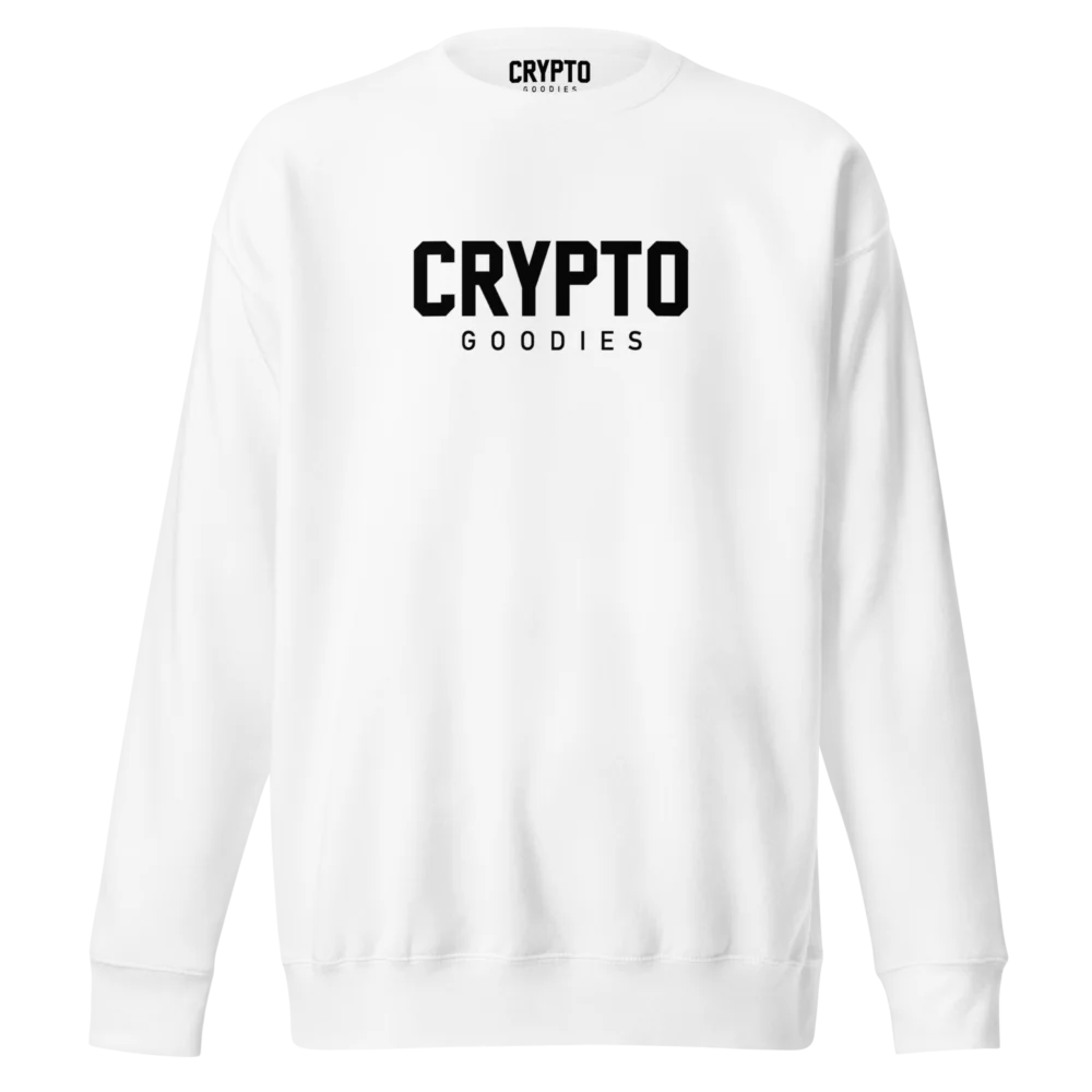 Crypto Goodies White Sweatshirt