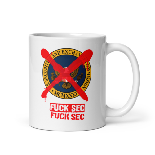 FUCK SEC Mug
