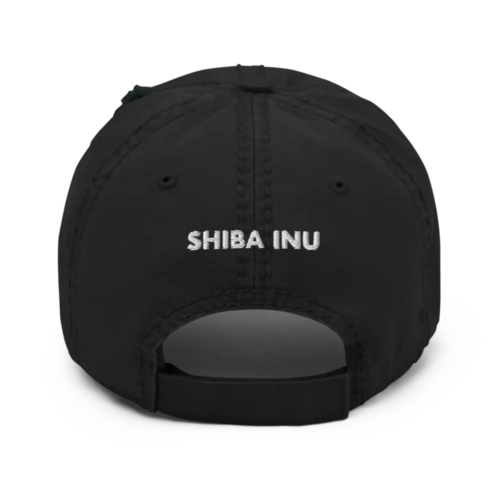 SHiba Inu Distressed Baseball Cap