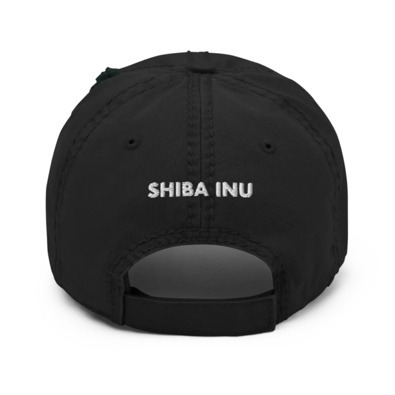 SHiba Inu Distressed Baseball Cap