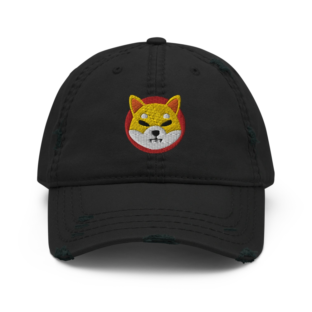 Shiba Inu Distressed Baseball Cap