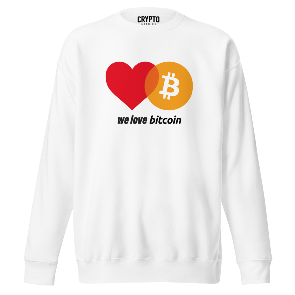 We Love Bitcoin Sweatshirt