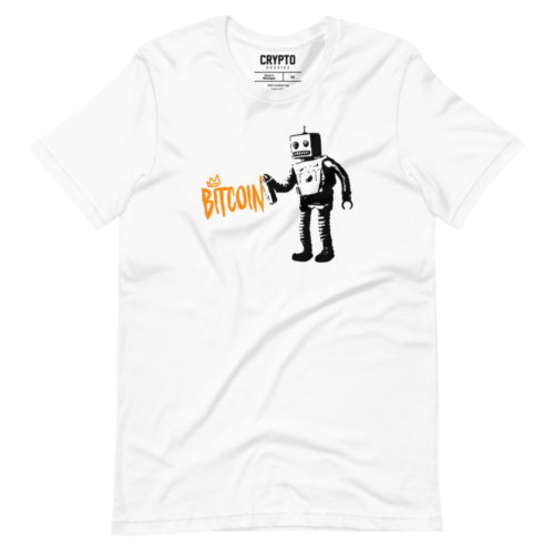 Bitcoin: Banksy Robot T-Shirt