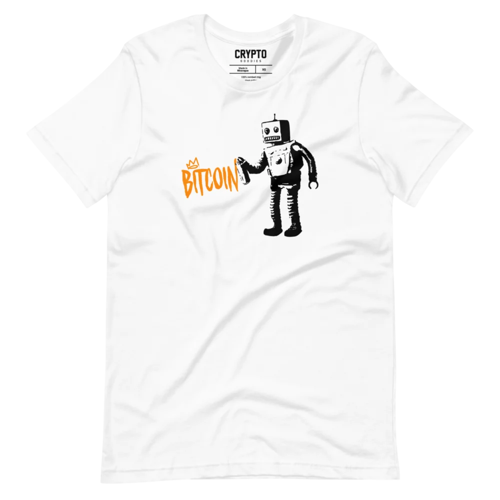 Bitcoin: Banksy Robot T-Shirt