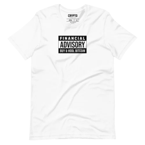 Financial Advisory: Buy & Hodl Bitcoin T-Shirt