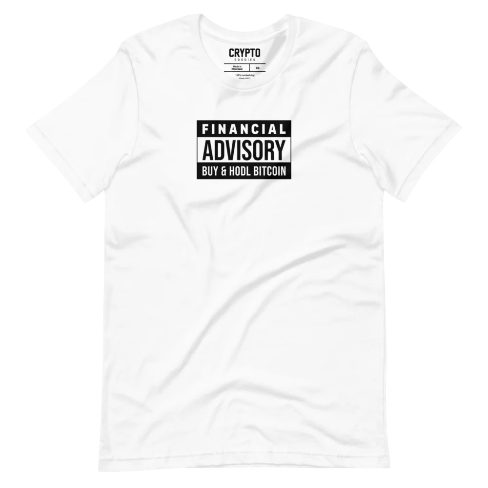 Financial Advisory: Buy & Hodl Bitcoin T-Shirt