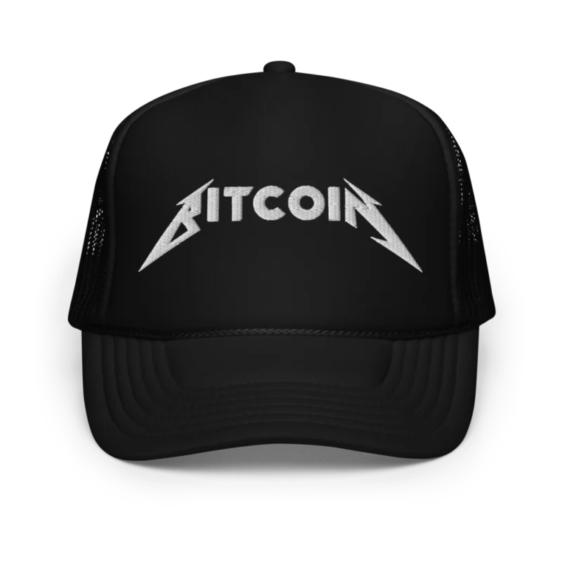 Bitcoin Rocks Foam Trucker Hat