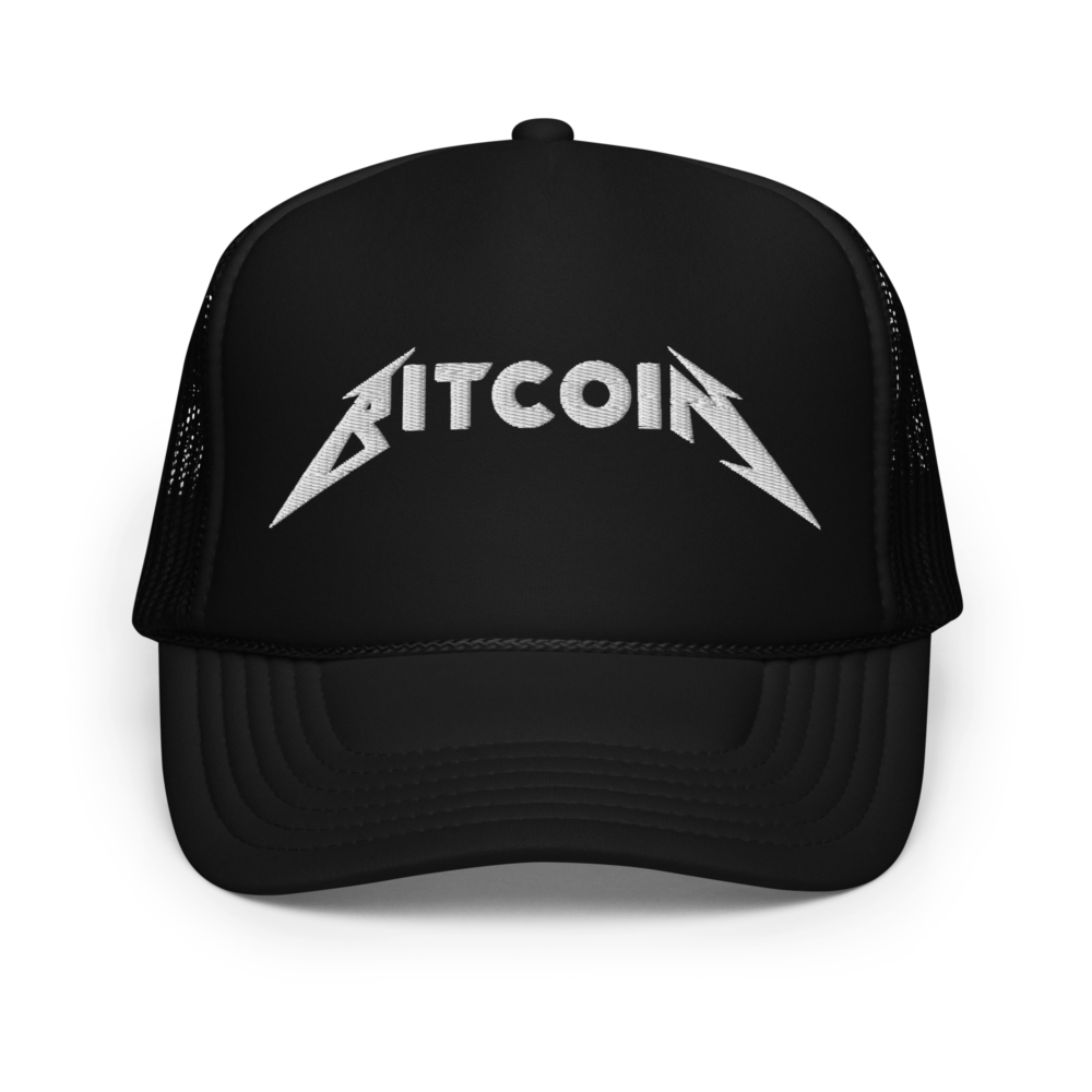 Bitcoin Rocks Foam Trucker Hat