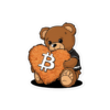 Bitcoin Teddy Bear Sticker