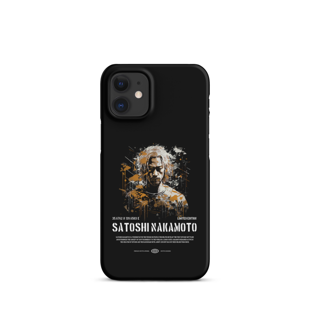 Satoshi Nakamoto Snap case for iPhone®