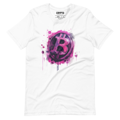 Splash Bitcoin: Pink Riot T-Shirt