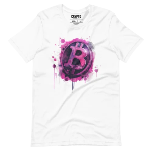 Splash Bitcoin: Pink Riot T-Shirt