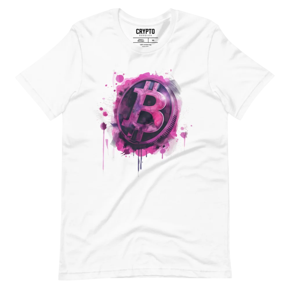 Splash Bitcoin: Pink Riot T-Shirt