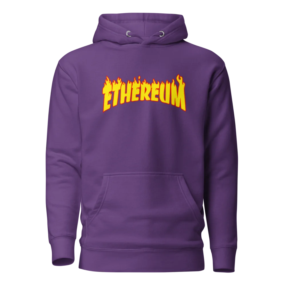 Ethereum: Flames Edition Hoodie - Image 3