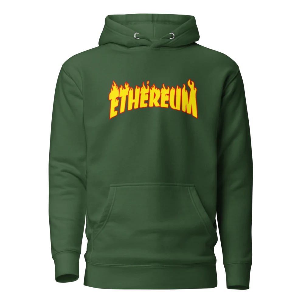 Ethereum: Flames Edition Hoodie - Image 4