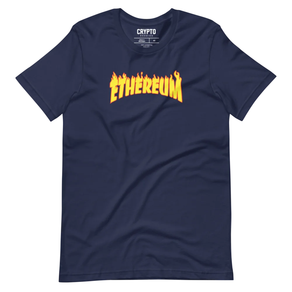 Ethereum: Flames Edition T-Shirt - Image 3