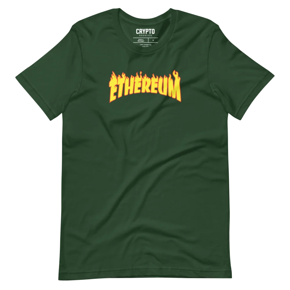 Ethereum: Flames Edition T-Shirt - Image 4