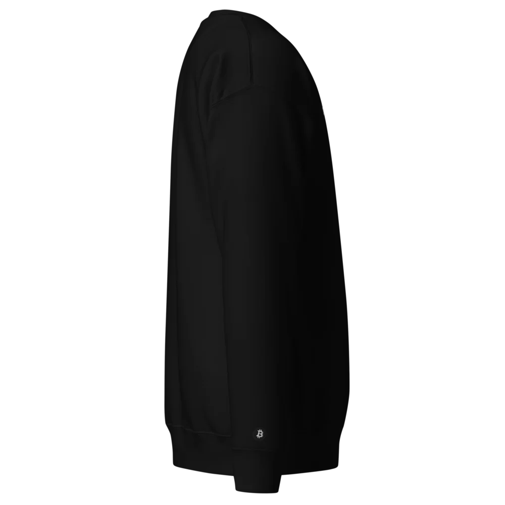 Bitcoin (Embroidery) Premium Sweatshirt - Image 3