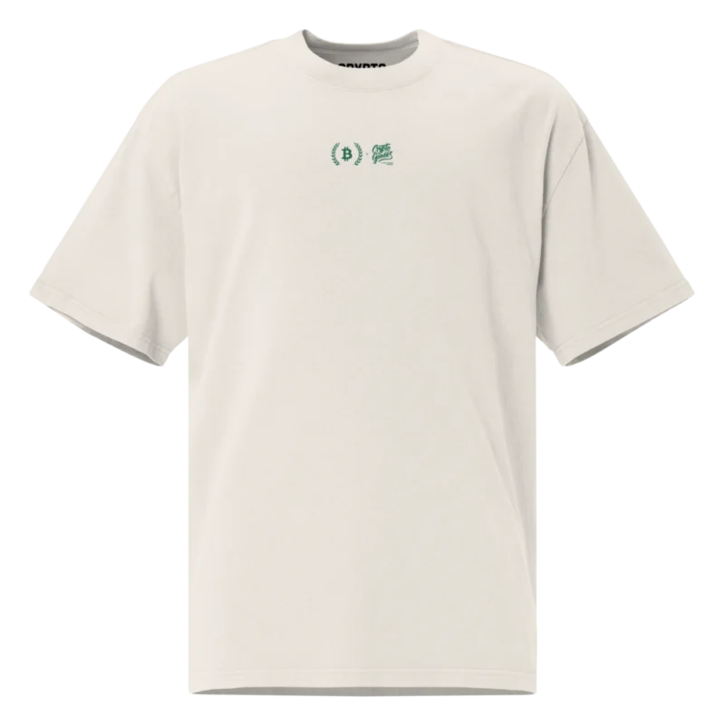 Life Is Better With Bitcoin Oversized T-Shirt