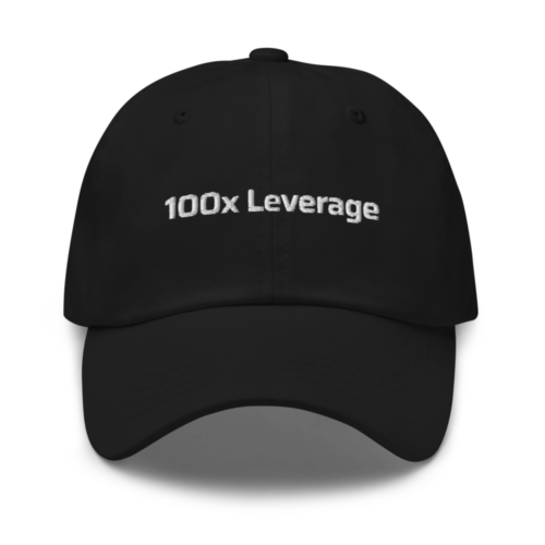 100x Leverage Baseball Cap