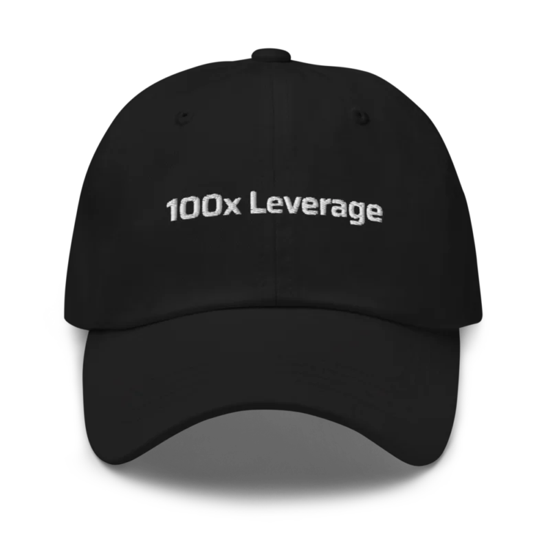 100x Leverage Baseball Cap
