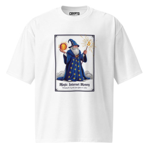 Bitcoin: Magic Internet Money Oversized T-Shirt