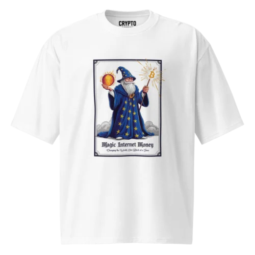 Bitcoin: Magic Internet Money Oversized T-Shirt