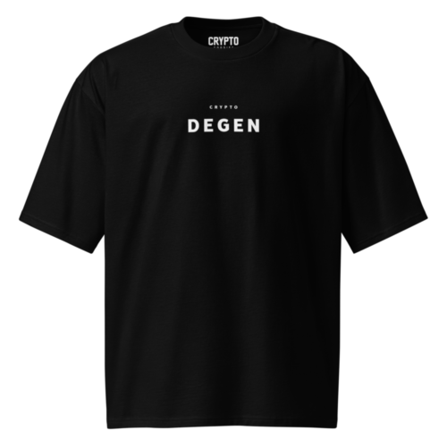 CRYPTO DEGEN Oversized T-Shirt