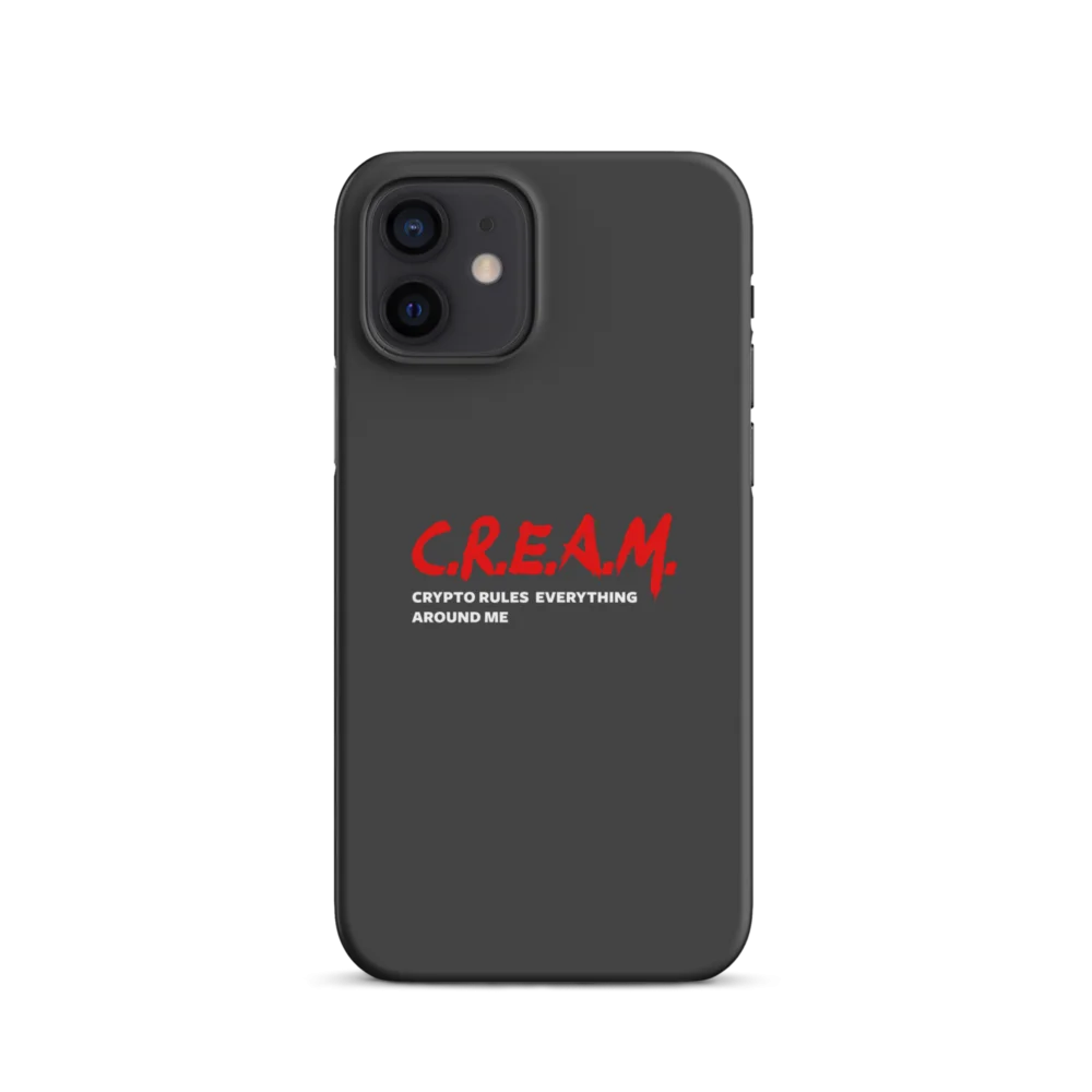 Crypto Rules Everything Around Me Snap case for iPhone®