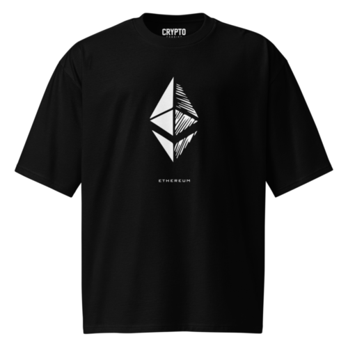 Ethereum White Logo Oversized T-Shirt