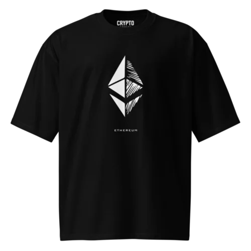 Ethereum White Logo Oversized T-Shirt