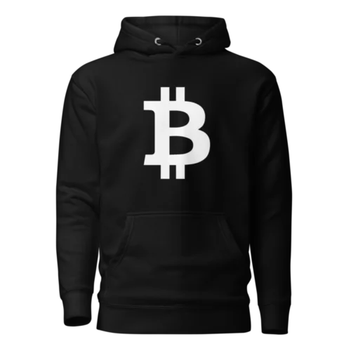 Large Bitcoin Logo Hoodie