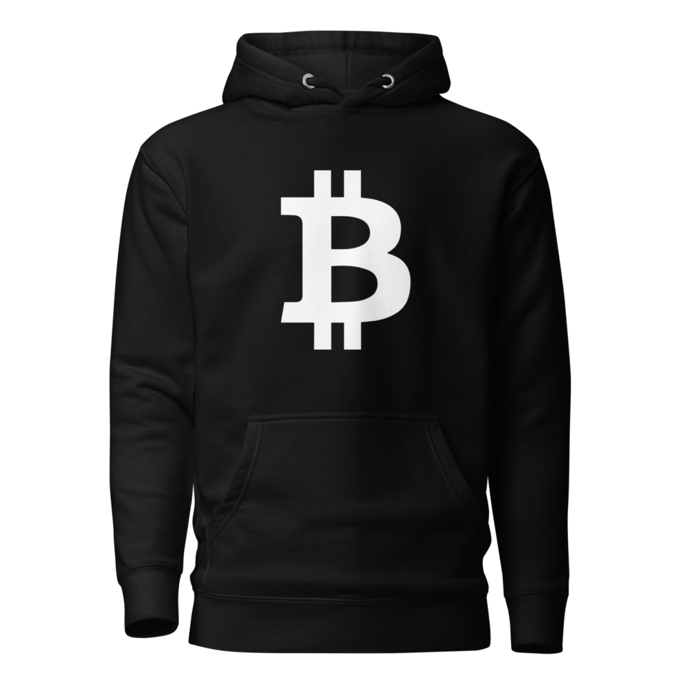 Large Bitcoin Logo Hoodie