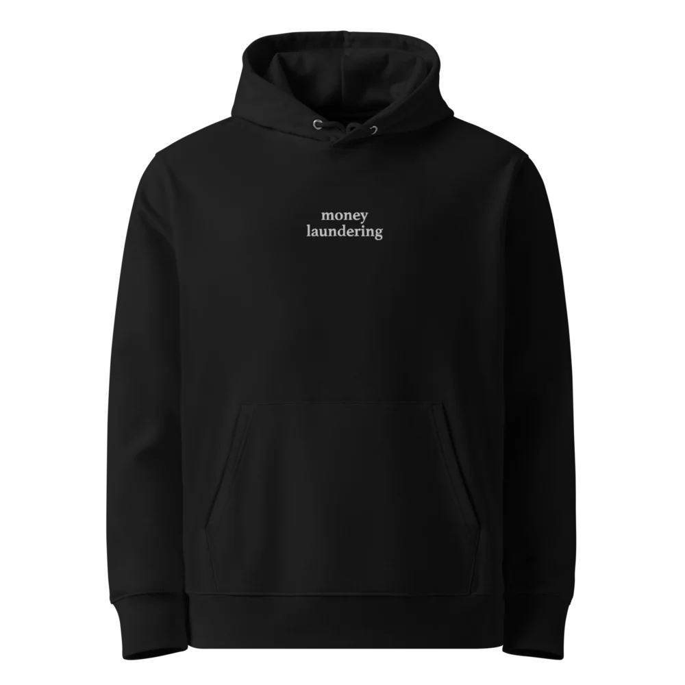 Money Laundering (Embroidery) Premium Hoodie - Image 3