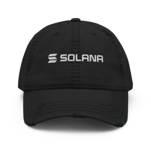 Solana Distressed Baseball Cap